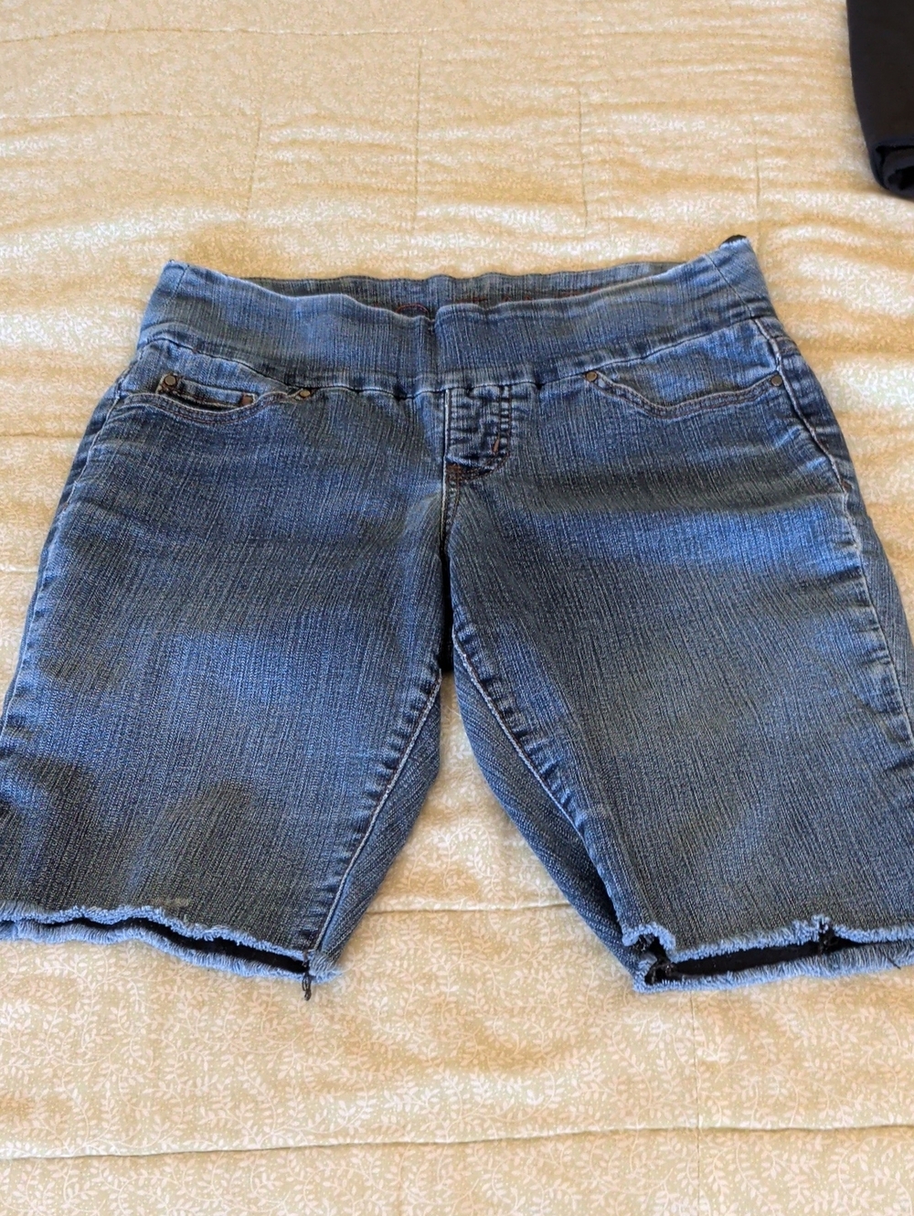 Jag Jeans Women's Blue Denim Boyfriend Bermuda Shorts
